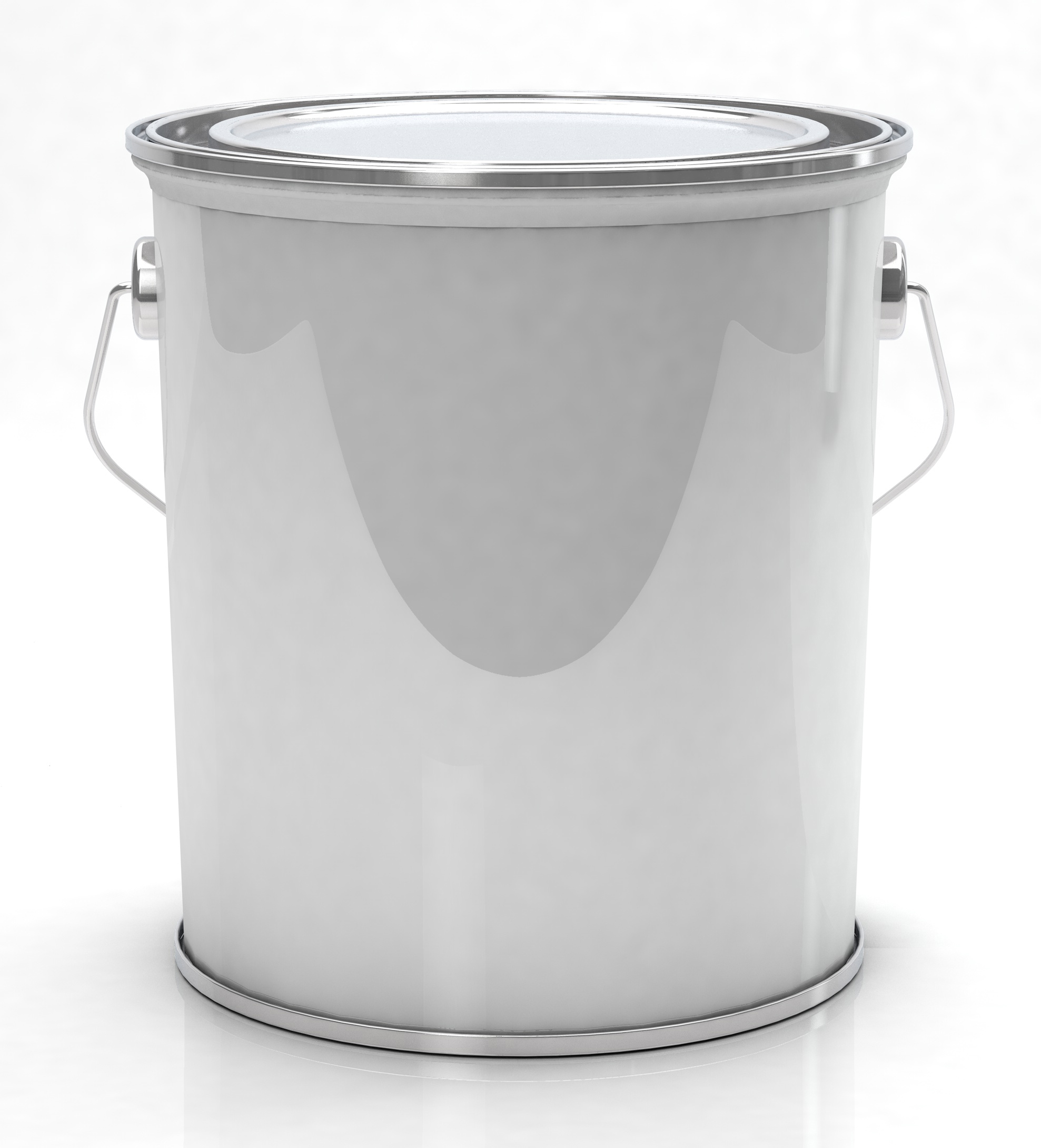 Leerdose blank 2 l mit Deckel